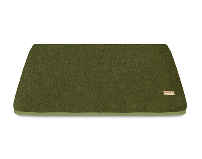 Crate Mat Removable Sherpa Waterproof Green