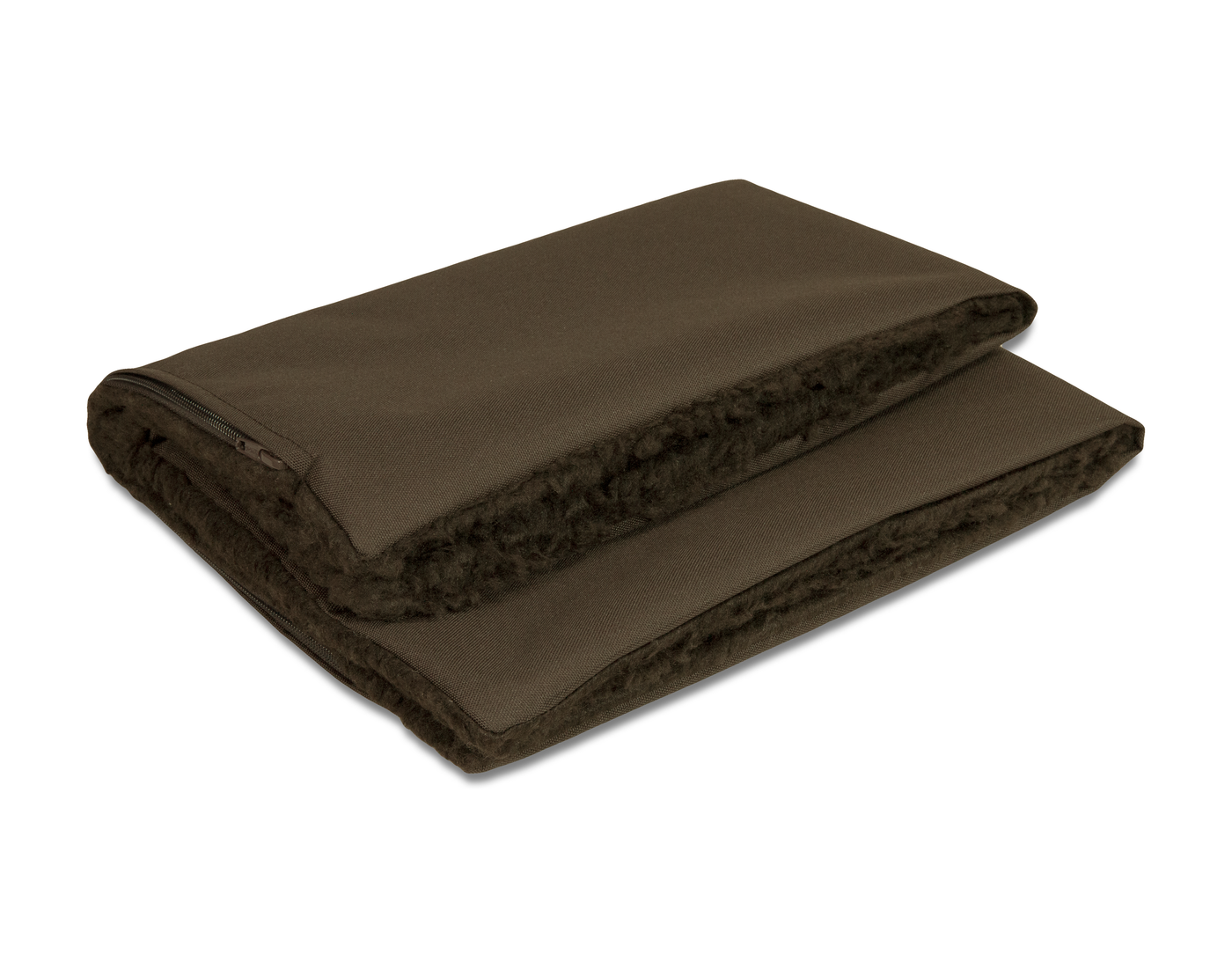 Rectangular removable dog bed waterproof in brown inner cover spare