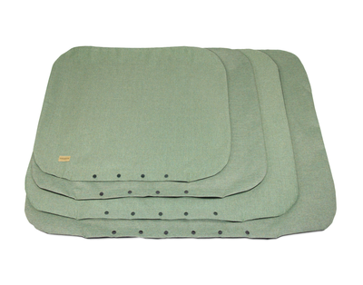 Flat cushion marlow moss green dog bed spare cover
