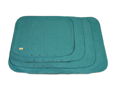 Flat cushion camden teal dog bed spare cover