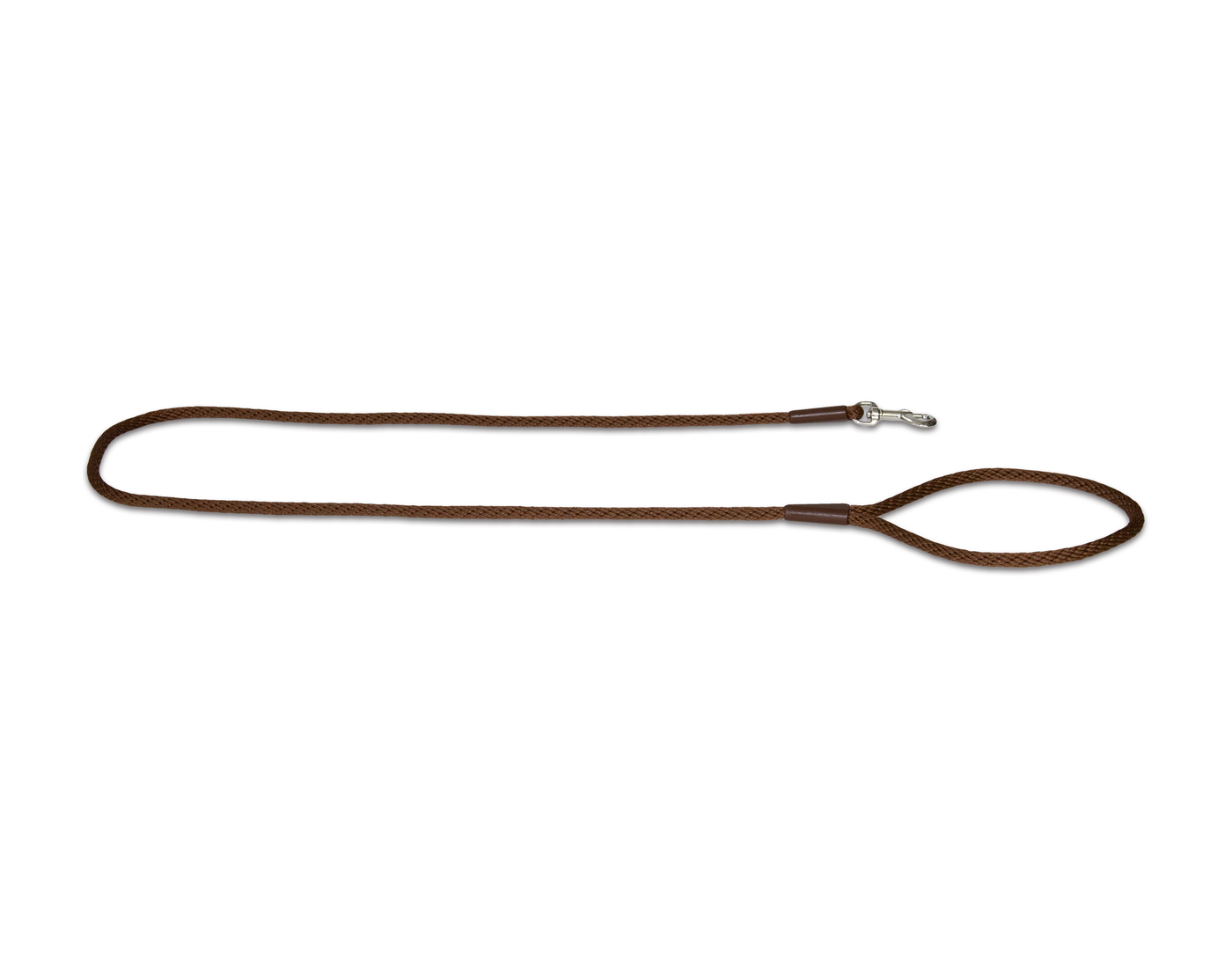 Brown rope dog lead in small