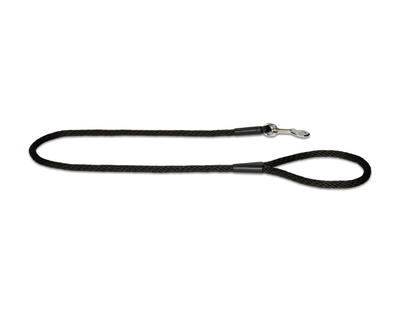 Black rope dog lead in medium