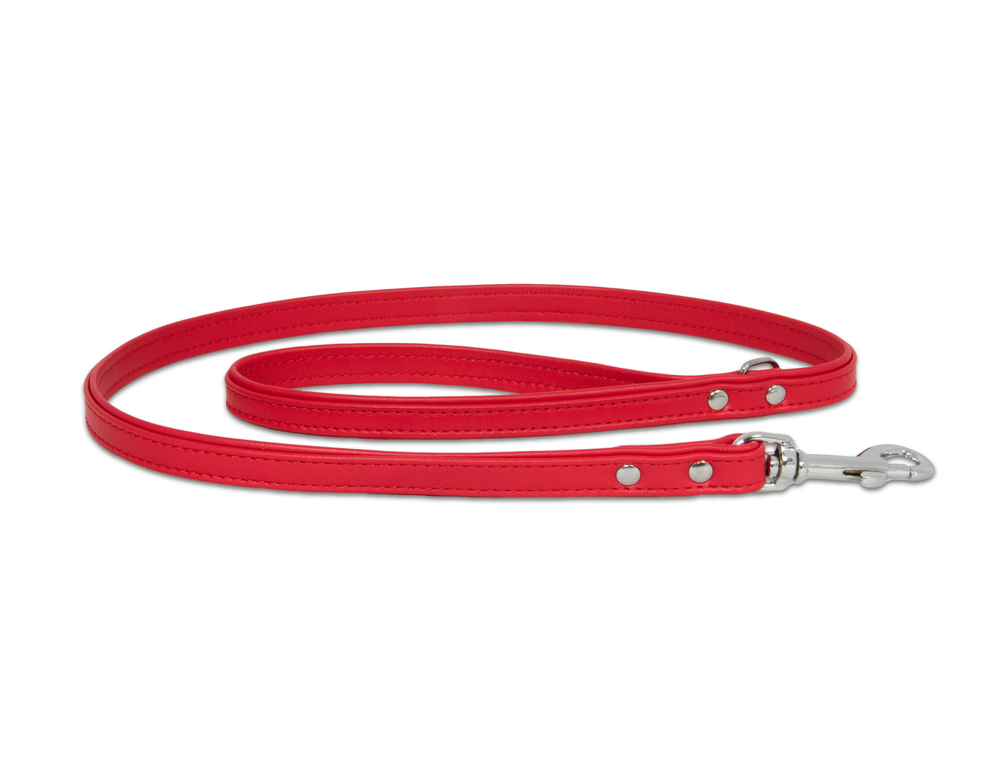 Double Leather Lead Red