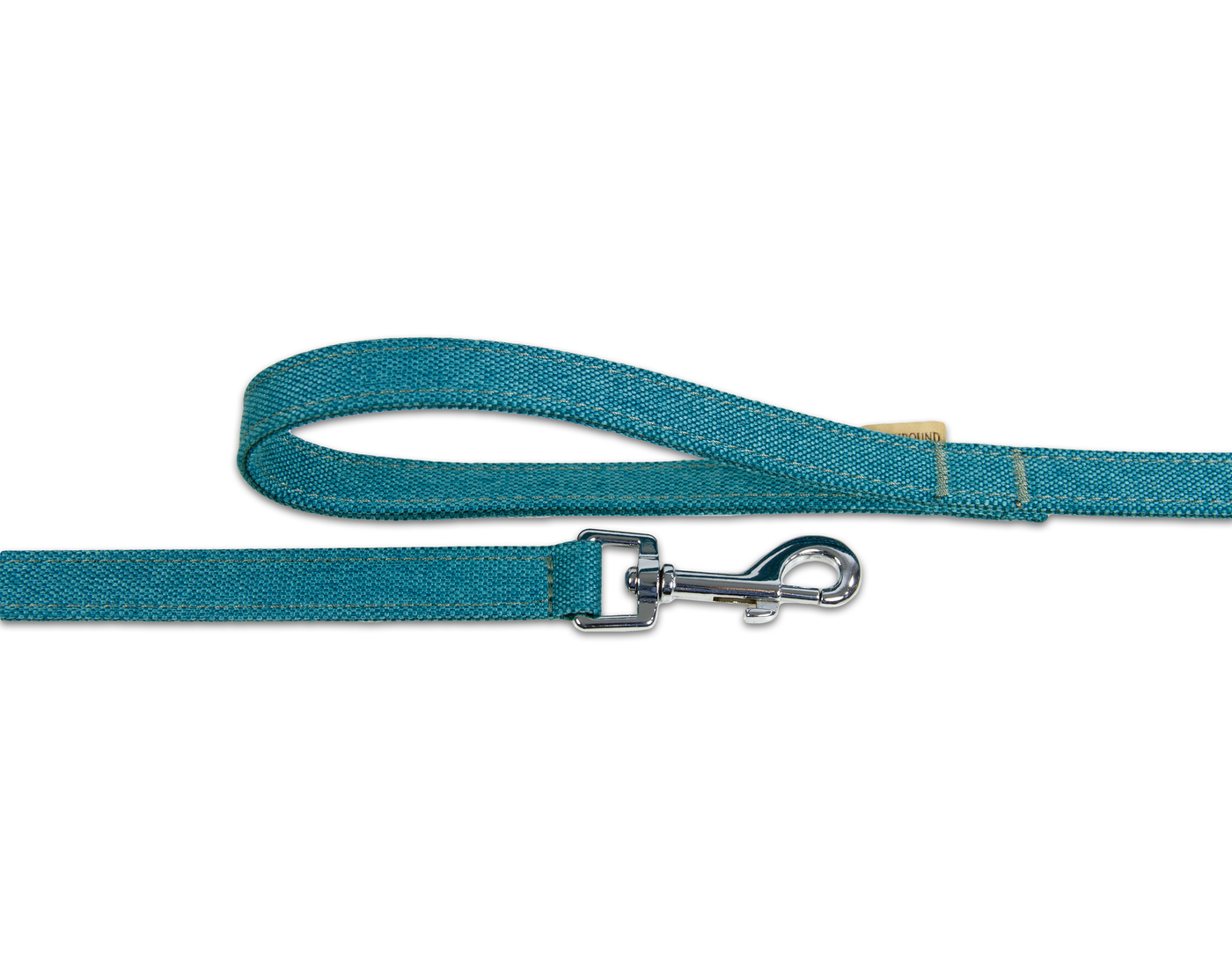 Close up of camden teal dog lead