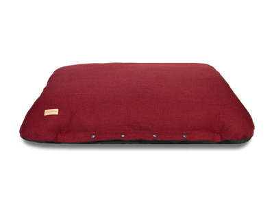 Flat Cushion Weaved Red