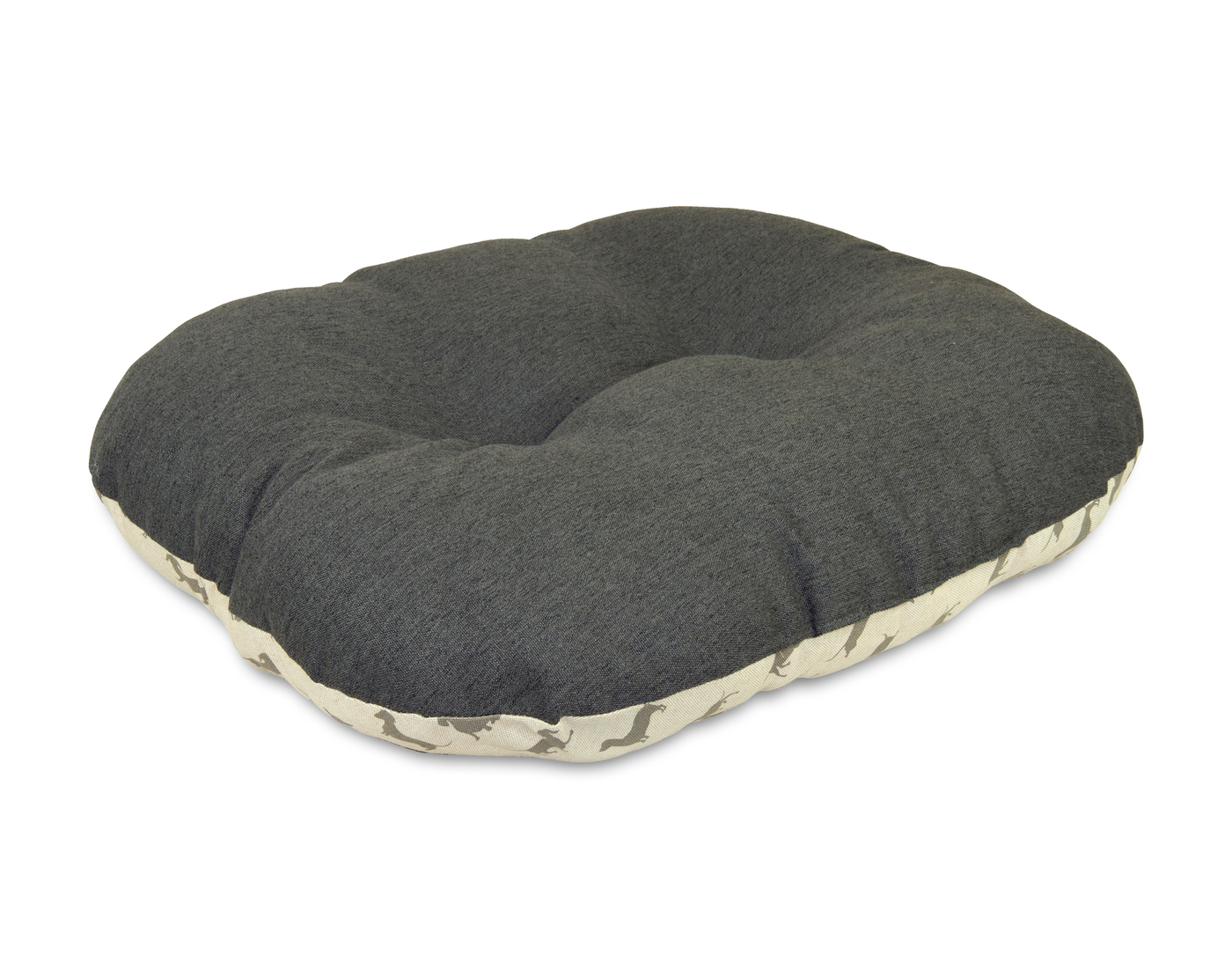 replacement inner cushion for dachshund grey dog bed