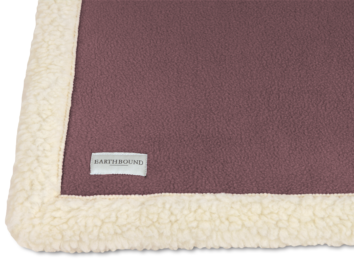 Sherpa Fleece Blanket Dusty Mulberry