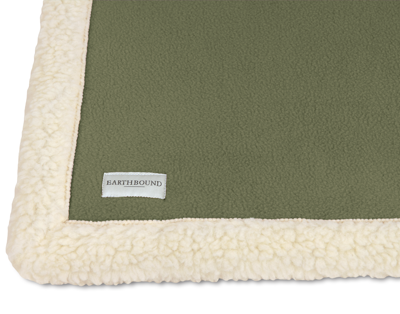 Sherpa Fleece Blanket Juniper Green