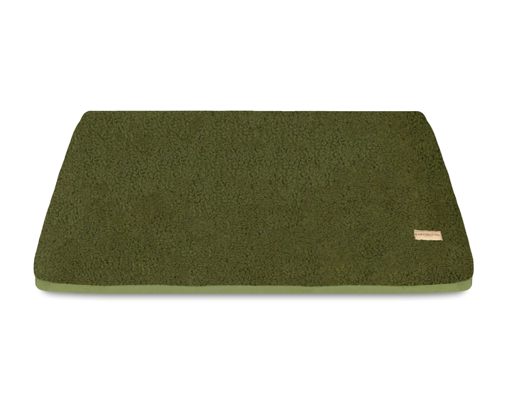 Crate Mat Removable Sherpa Waterproof Green