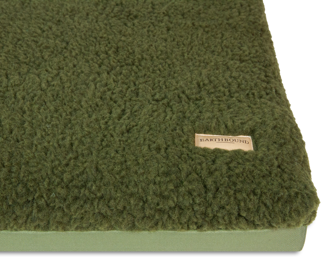 Crate Mat Removable Sherpa Waterproof Green