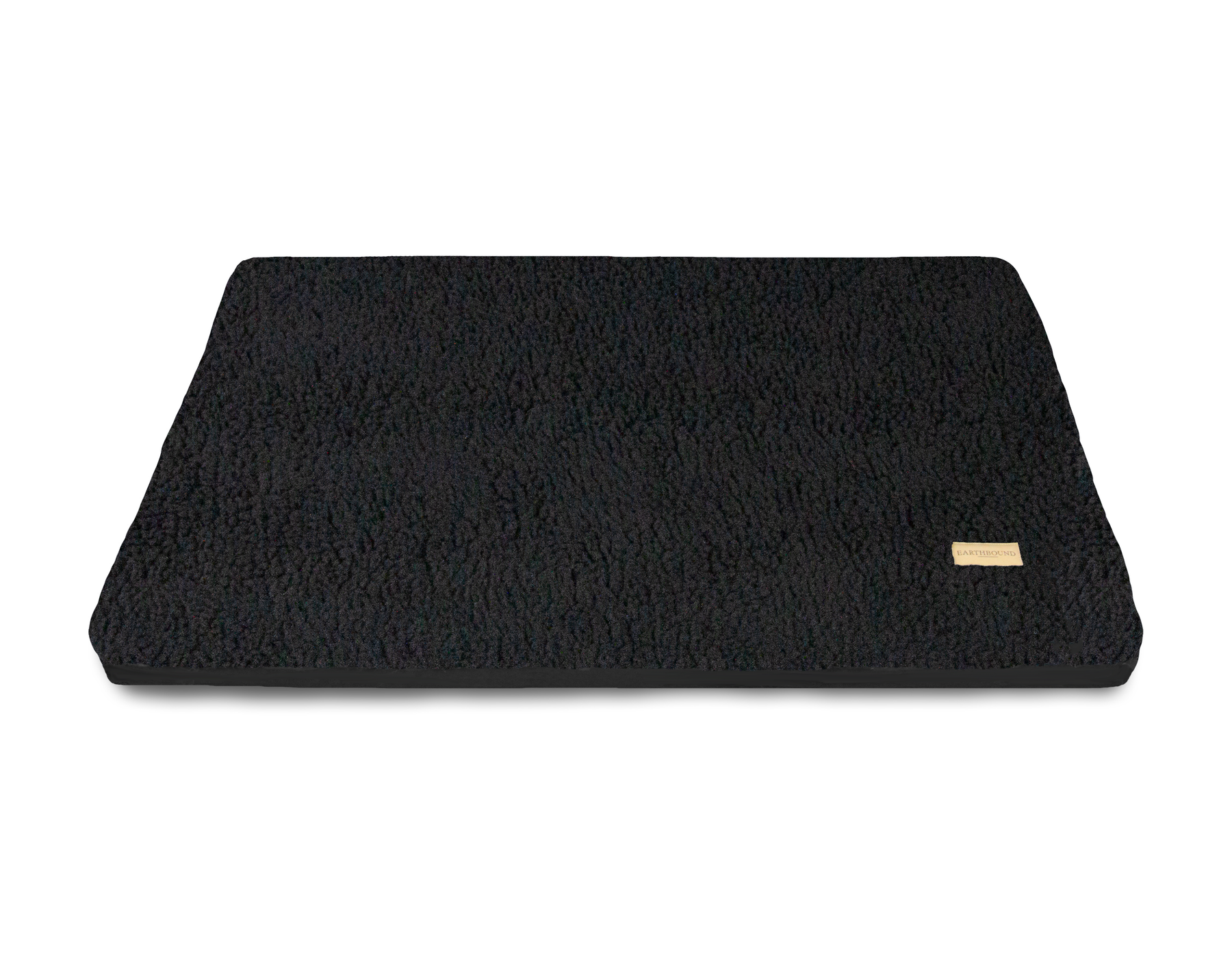 Crate Mat Dog Bed Removable Sherpa Waterproof Black Earthbound UK