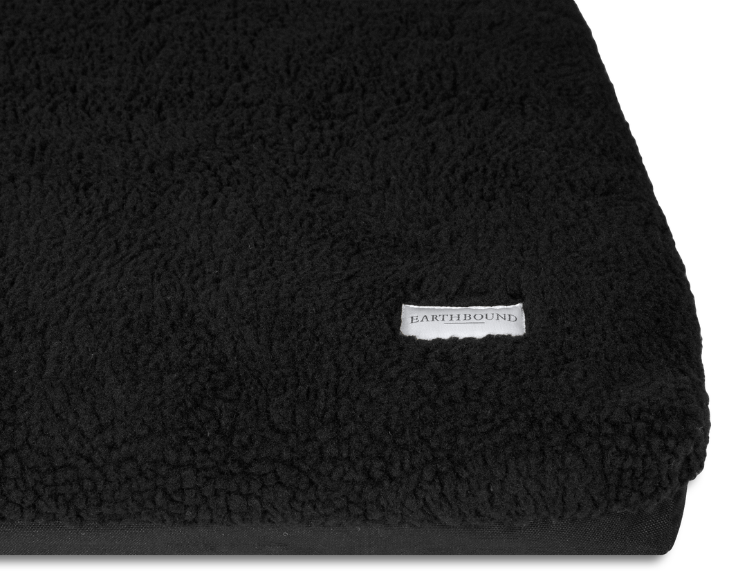 Crate Mat Removable Sherpa Waterproof Black