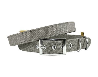 Camden grey dog collar