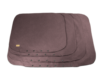 Flat cushion dog bed eden mulberry spare cover