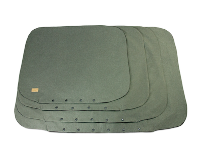 flat dog cushion bed eden laurel green spare cover