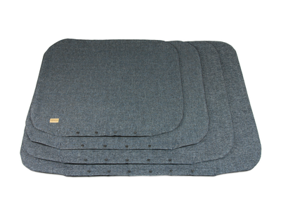 Flat cushion banbury night blue dog bed spare cover
