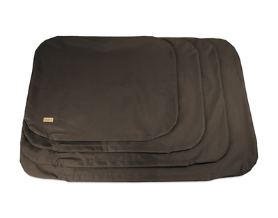 Flat dog cushion waterproof brown spare covers