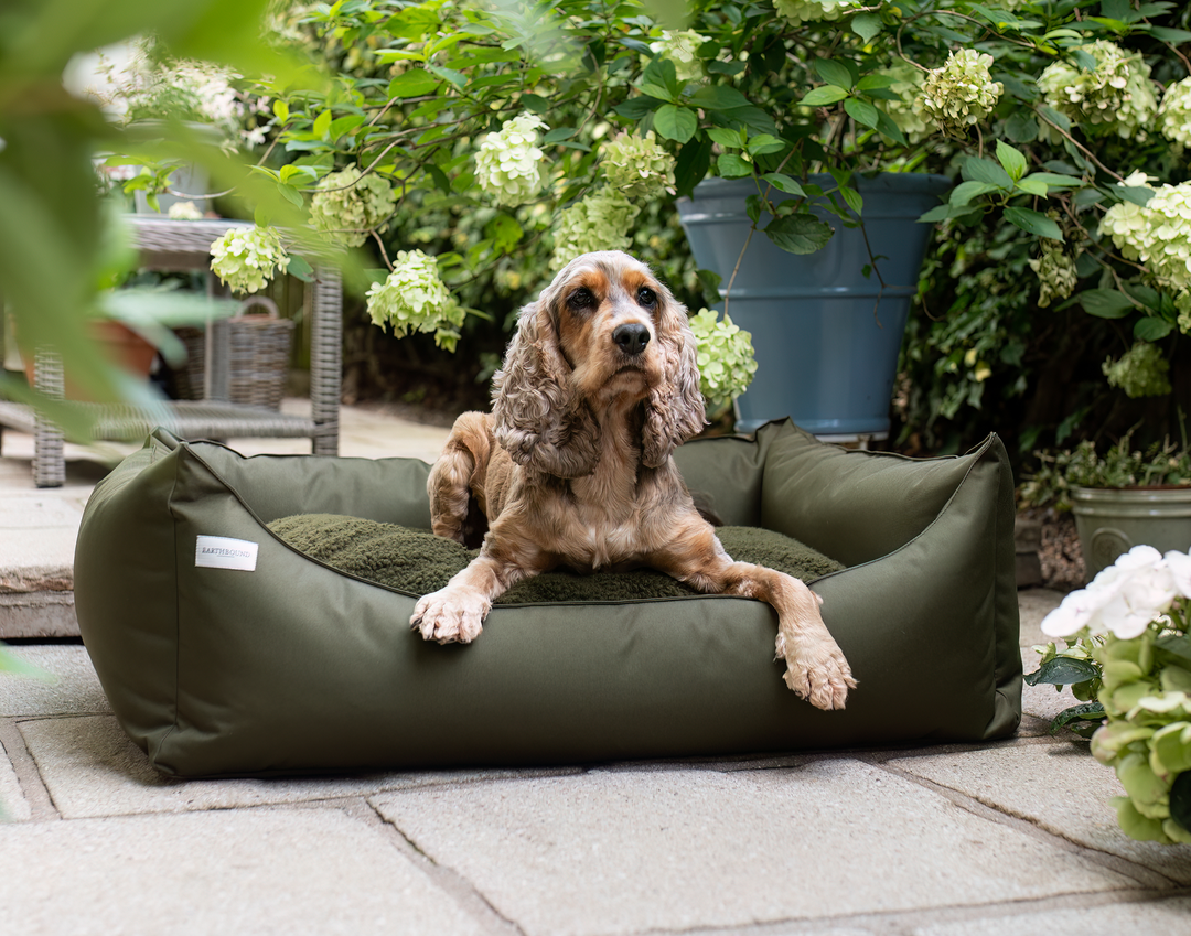 Rectangular Removable Waterproof Bed Forest Green
