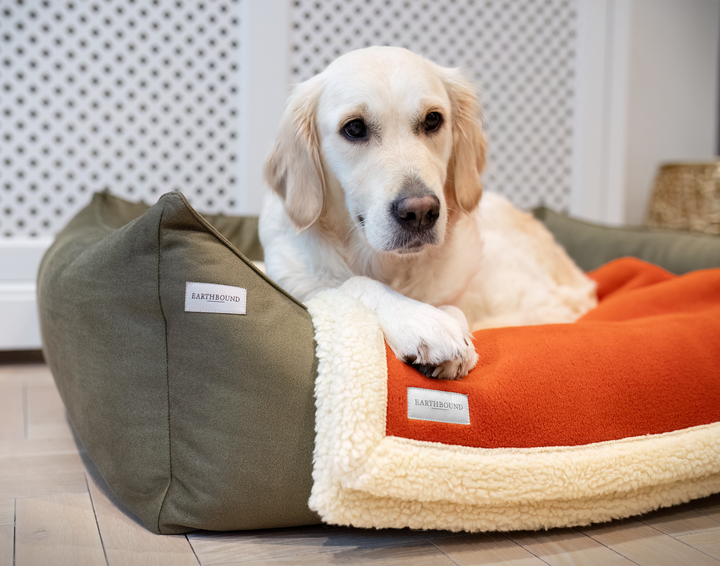 Sherpa Fleece Blanket Burnt Orange