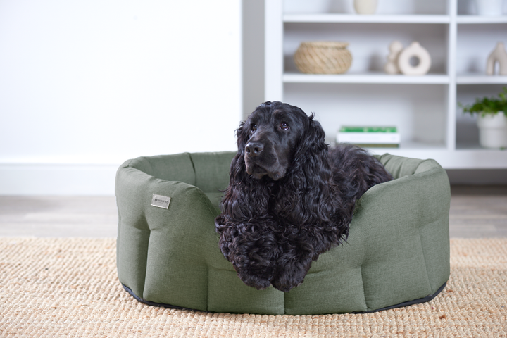Round Eden Bed Laurel Green
