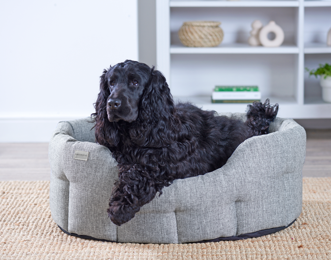 Round Banbury Bed Pave Grey