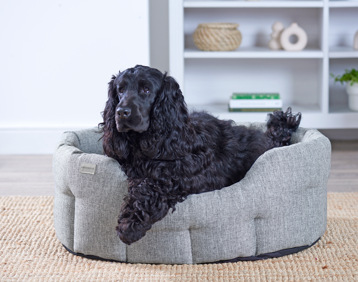 Round Banbury Bed Pave Grey