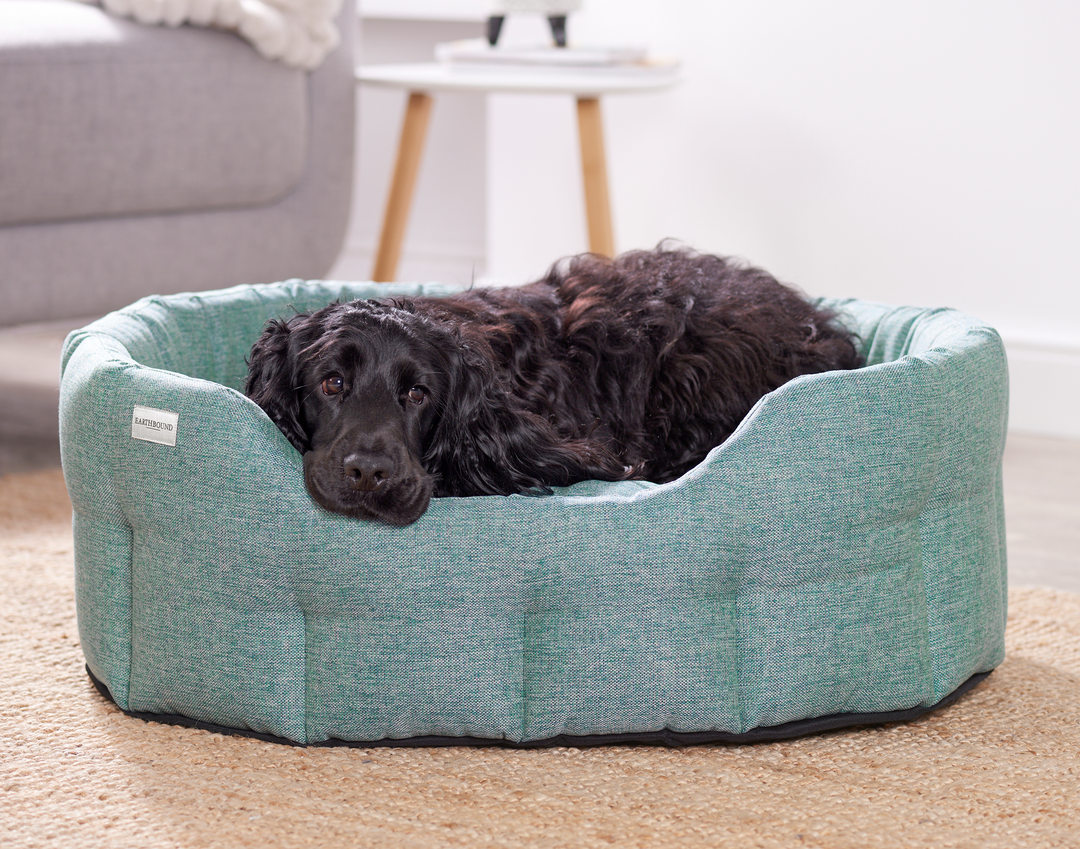 Round Marlow Bed Turquoise