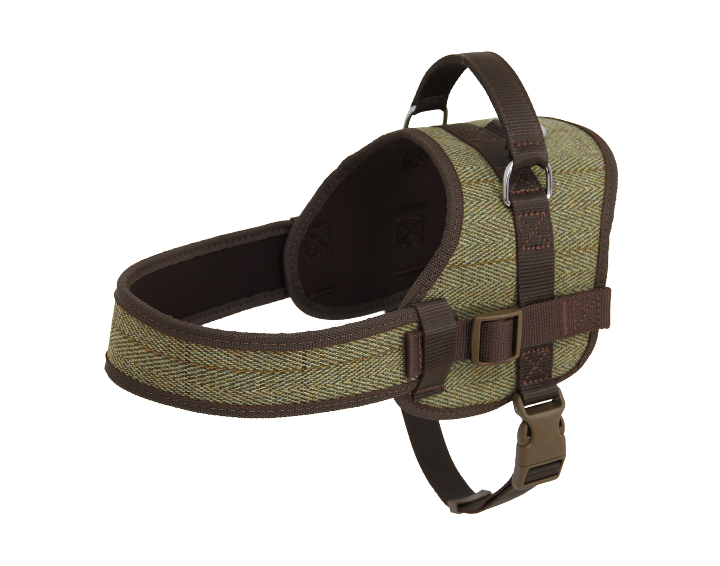 Modern Tweed Harness Green