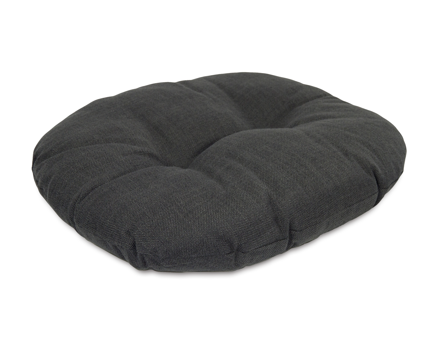 Round Weaved Bed Spare Charcoal
