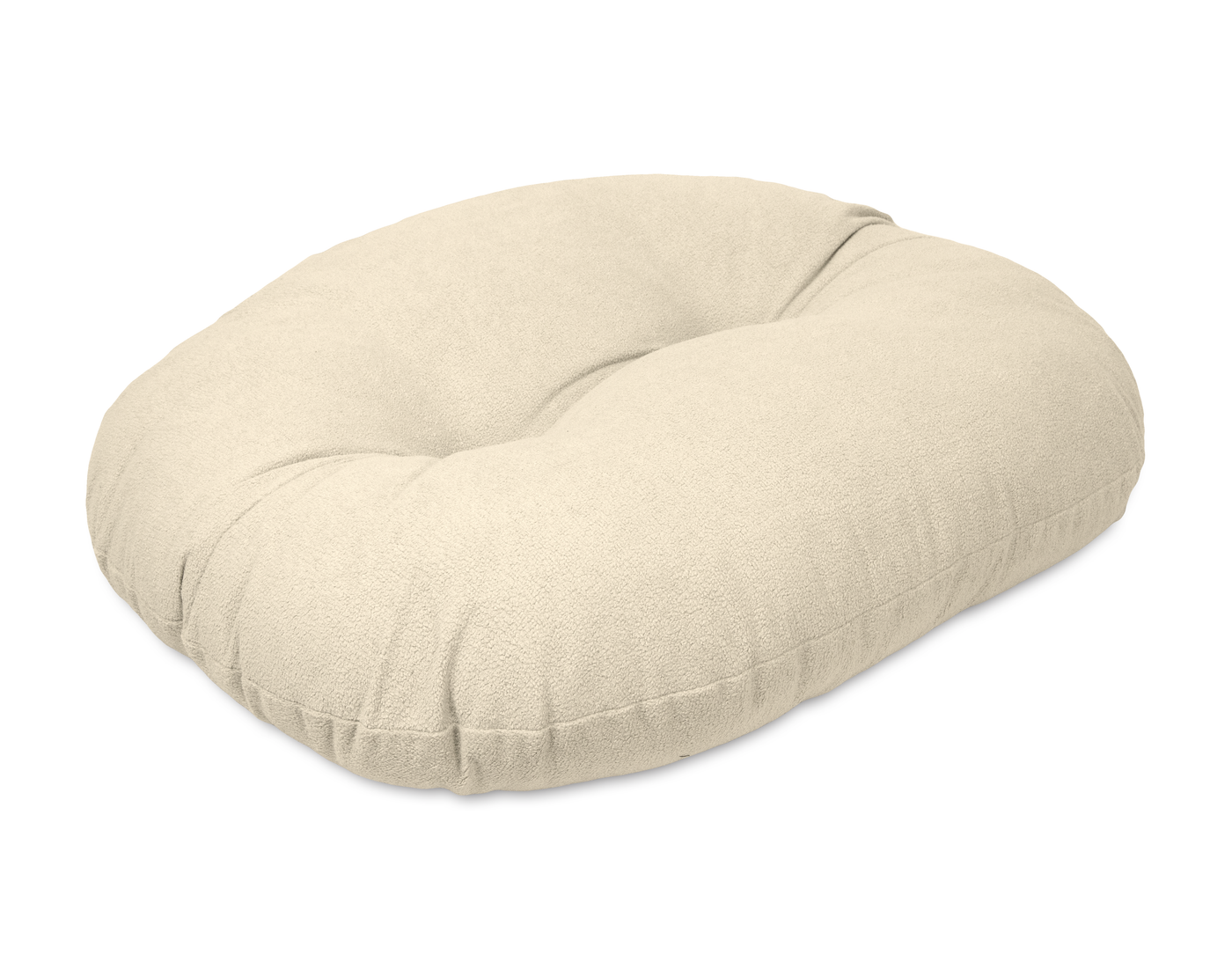 Round Devon Bed Spare Ivory Pearl