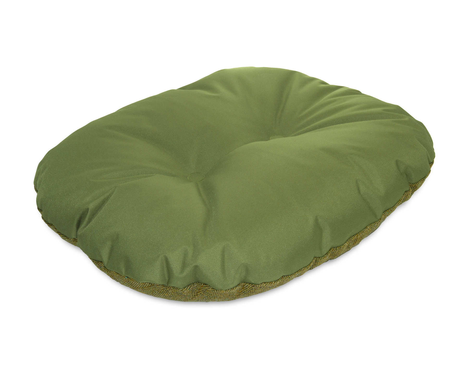 Traditional Tweed and Waterproof Dog Bed Green Spares Earthbound UK
