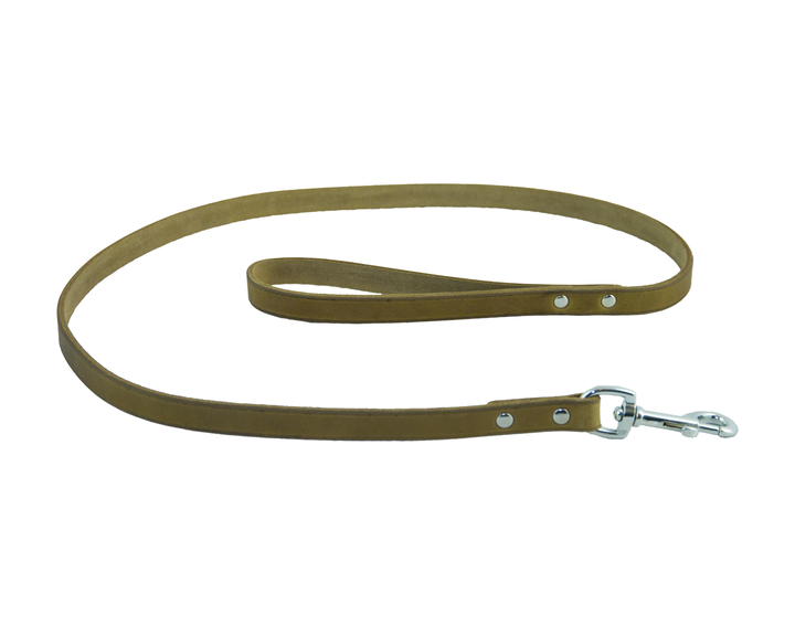 Soft Country Leather Lead Green