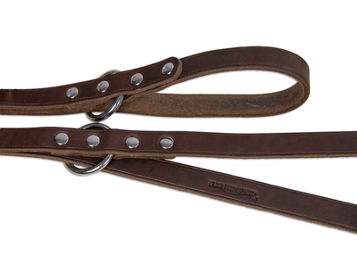 Soft Country Leather Training Lead Brown