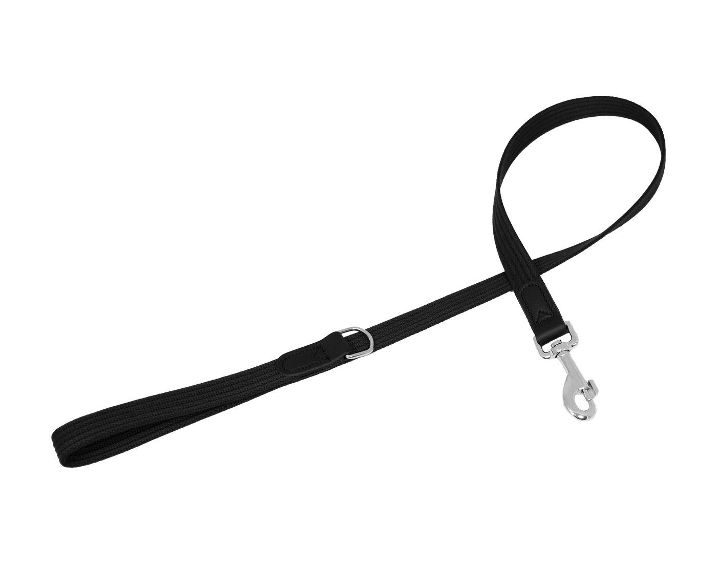 Black cotton dog lead