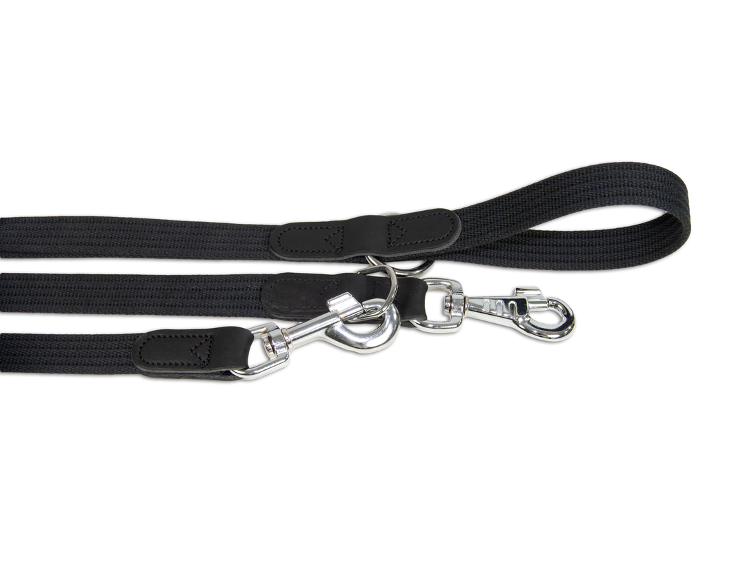 Cotton Hands-free Multiway Lead Black