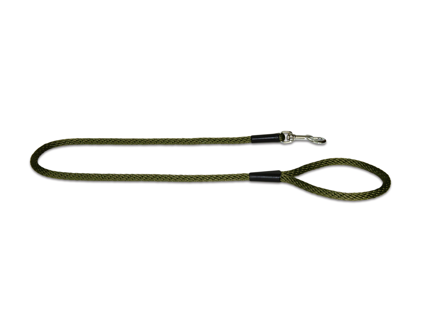 Green rope dog lead in medium