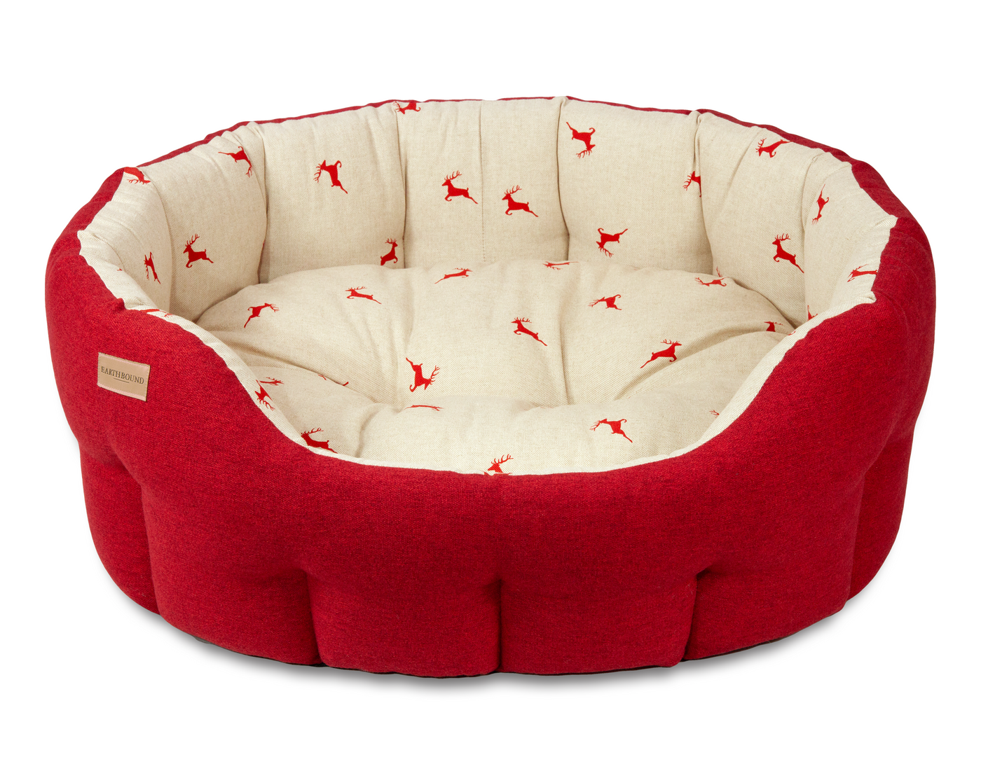 Classic Brushed Stag Bed Red