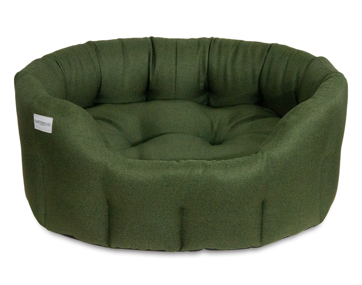 Round Morland Bed Dark Green