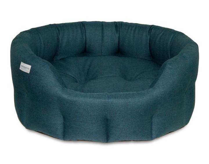 Round Morland Bed Breton Blue