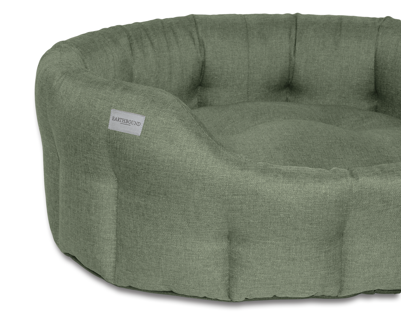 Round Eden Bed Laurel Green
