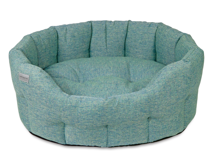 Round Marlow Bed Turquoise