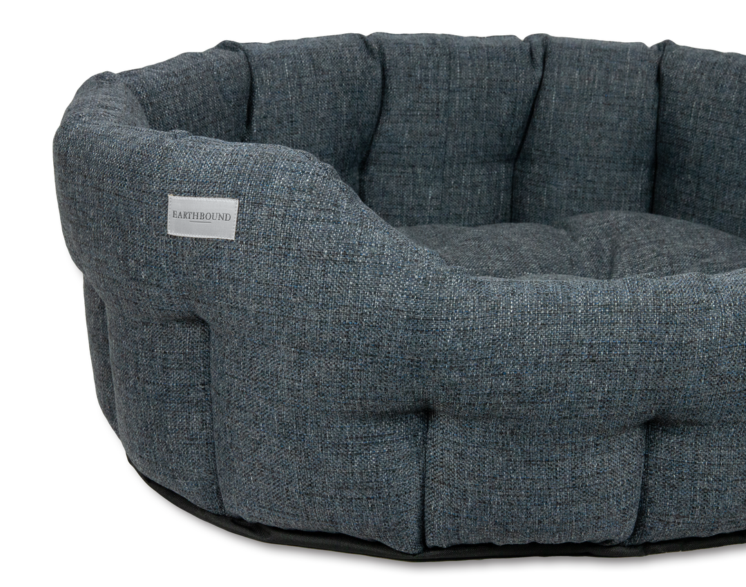 Round Banbury Bed Night Blue