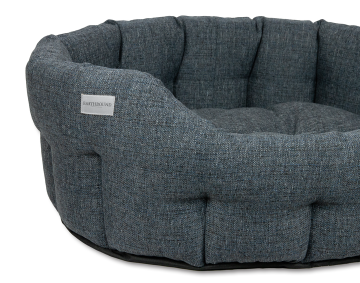 Round Banbury Bed Night Blue