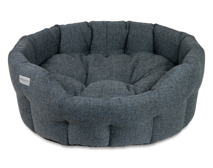 Round Banbury Bed Night Blue