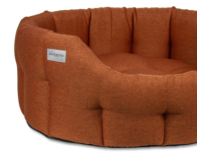 Round Camden Bed Burnt Orange