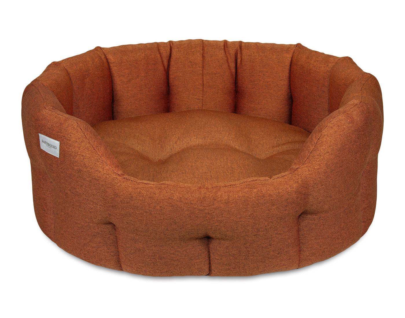 Round Camden Bed Burnt Orange