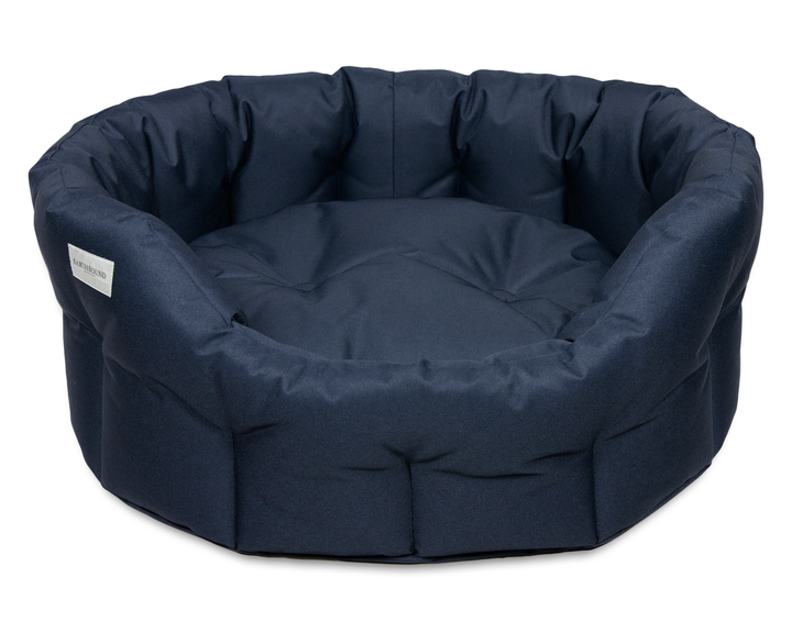 Round Waterproof Bed Midnight Blue