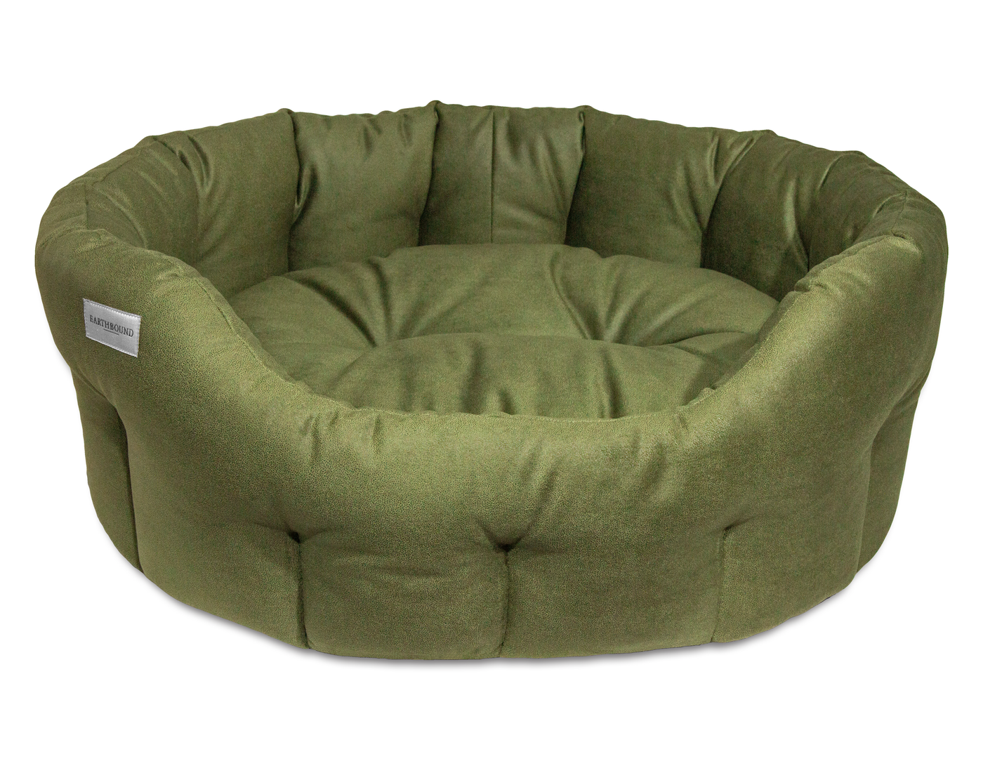 Round Windsor Bed Olive Green