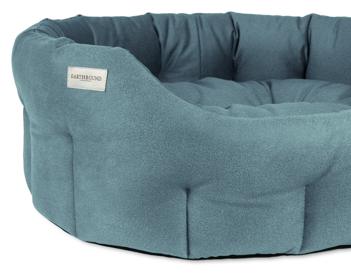 Round Windsor Bed Delphi Blue