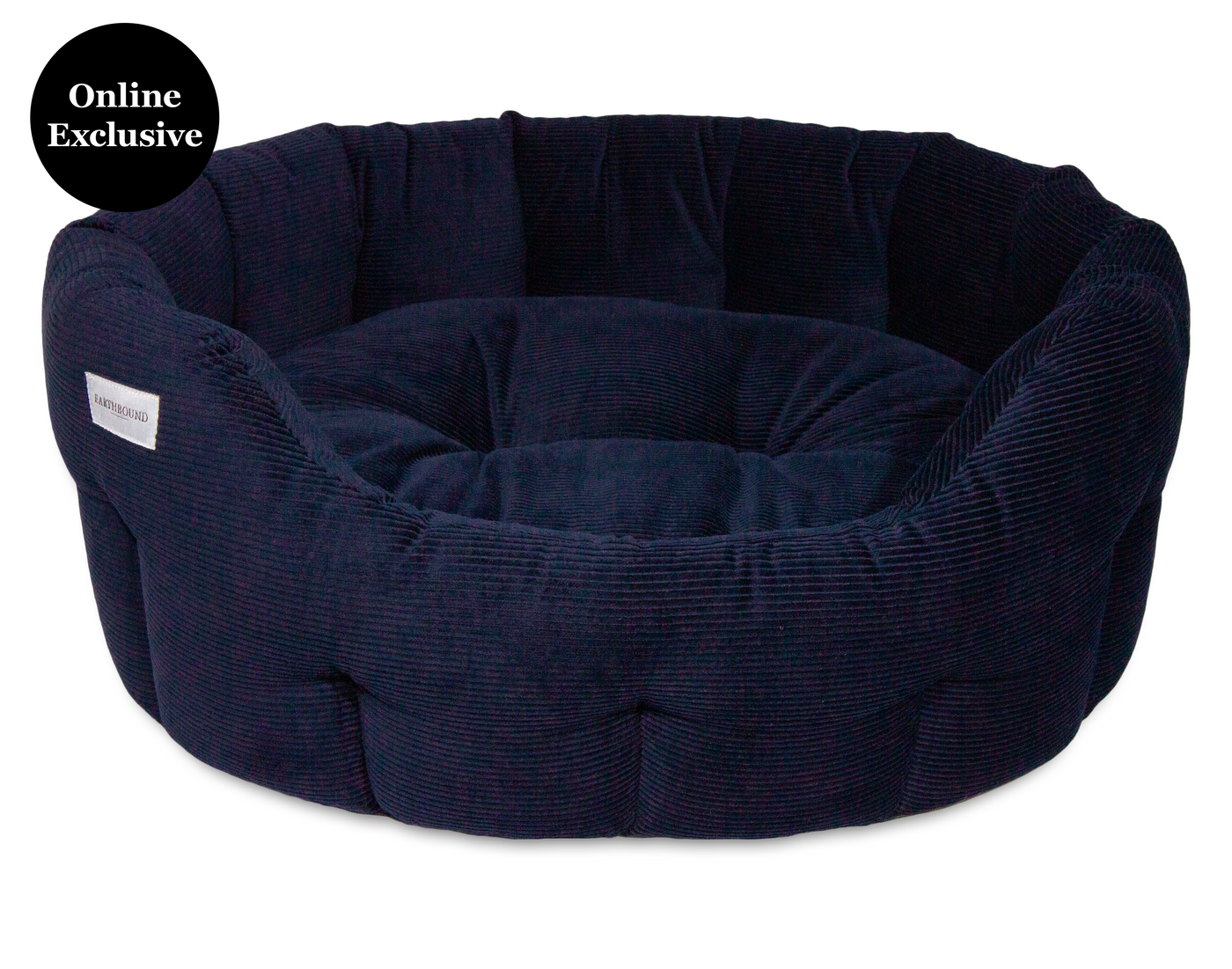 Round Chester Bed Oxford Blue